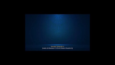 English Sahih Al-Bukhari Hadith #3 (Part 4)-{Vol 1, Book 1 (Book of Revelation) - Hadith 3} #shorts