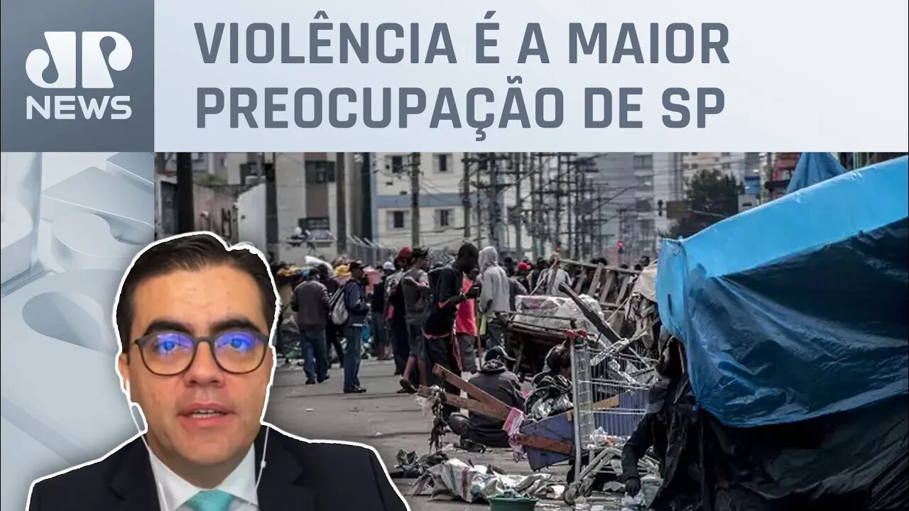 Datafolha: 68% das pessoas acreditam que ações na Cracolândia não resolvem problema; Vilela analisa