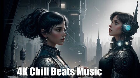 Chill Beats Music - House Can't Help It | (AI) Audio Reactive Cyberpunk | Invoke