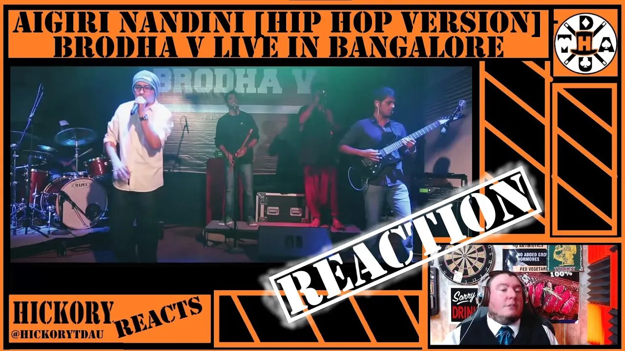 Love It Live! AIGIRI NANDINI [Hip Hop Version] - Brodha V LIVE in Bangalore Reaction | Hickory React