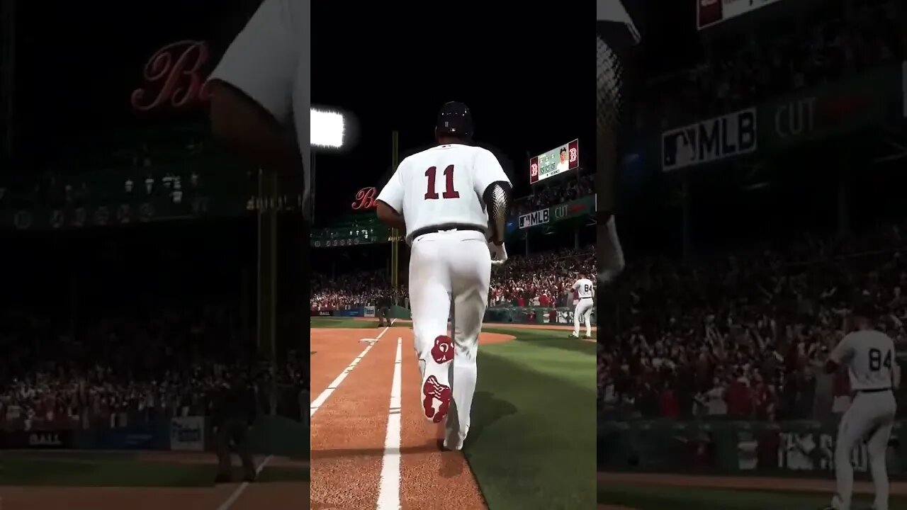 Outta here #mlbtheshow23 #gaming #gameplay #ps5 #redsox #marlins #rafaeldevers #fenwaypark