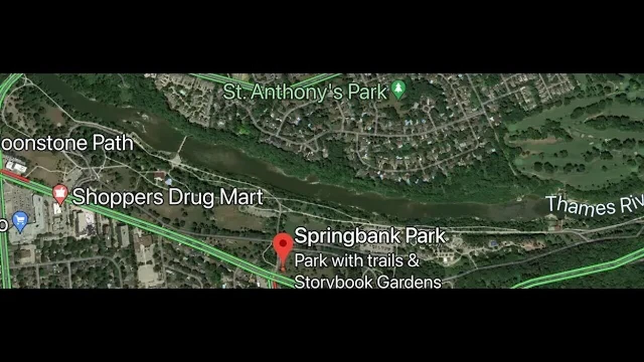 Live Youtube TREASURE HUNT, Springbank Park $200 hidden in individually wrapped bags.