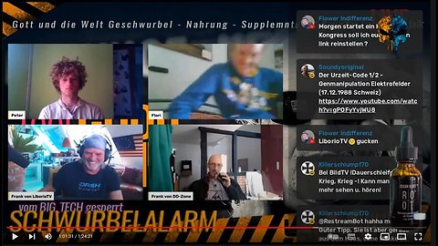 Wir sind LIVE mit Flori, Peter und Frank