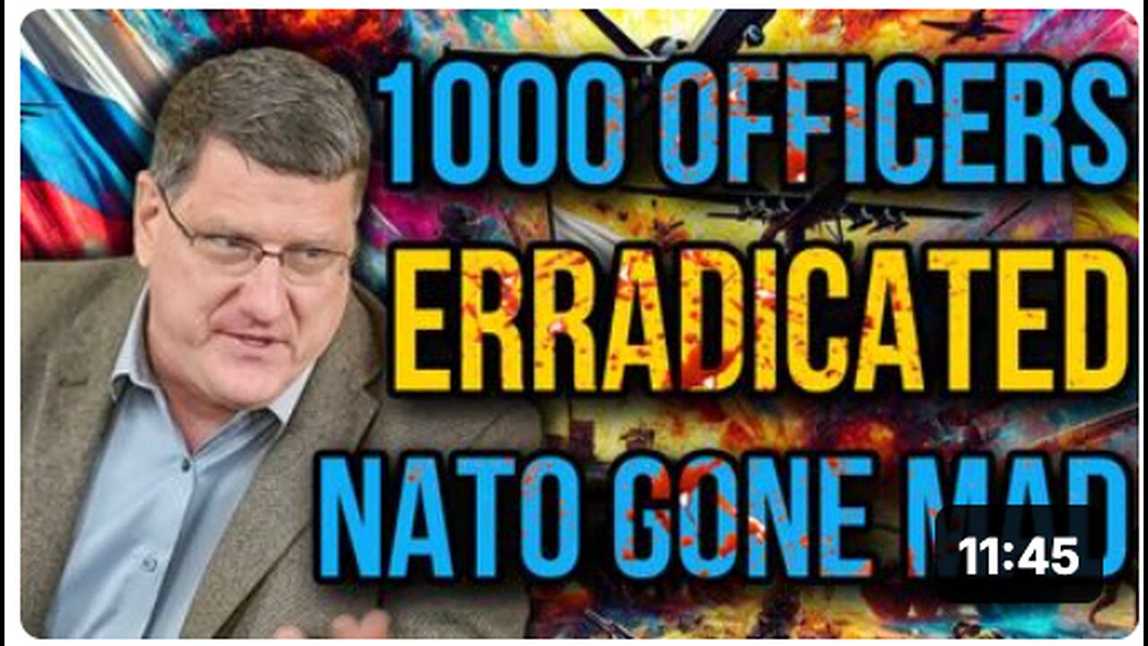 Scott Ritter: Catastrophic NATO Losses in Ukraine – A Thousand Soldiers Wiped Out!