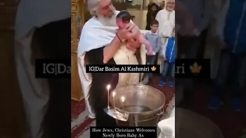 How #Christians #Jews Welcome #newbornbaby Compared to #muslims