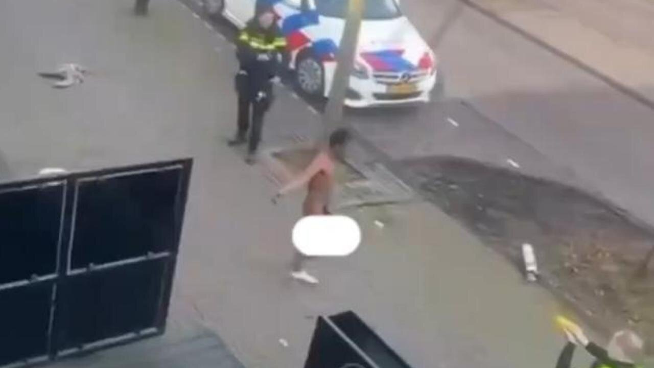 Dutch Police Stun-Gun Naked Algerian Migrant in the Gonads, was Roaming Streets