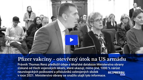 Pfizer vakcíny - otevřený útok na armádu USA