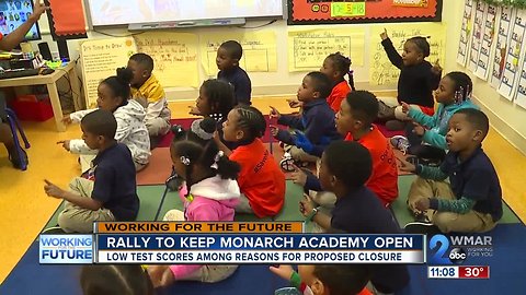 Rally to keep Monarch Academy open