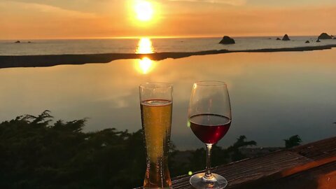 A Quiet Evening at Jenner-by-the-Sea, Sonoma County, California.