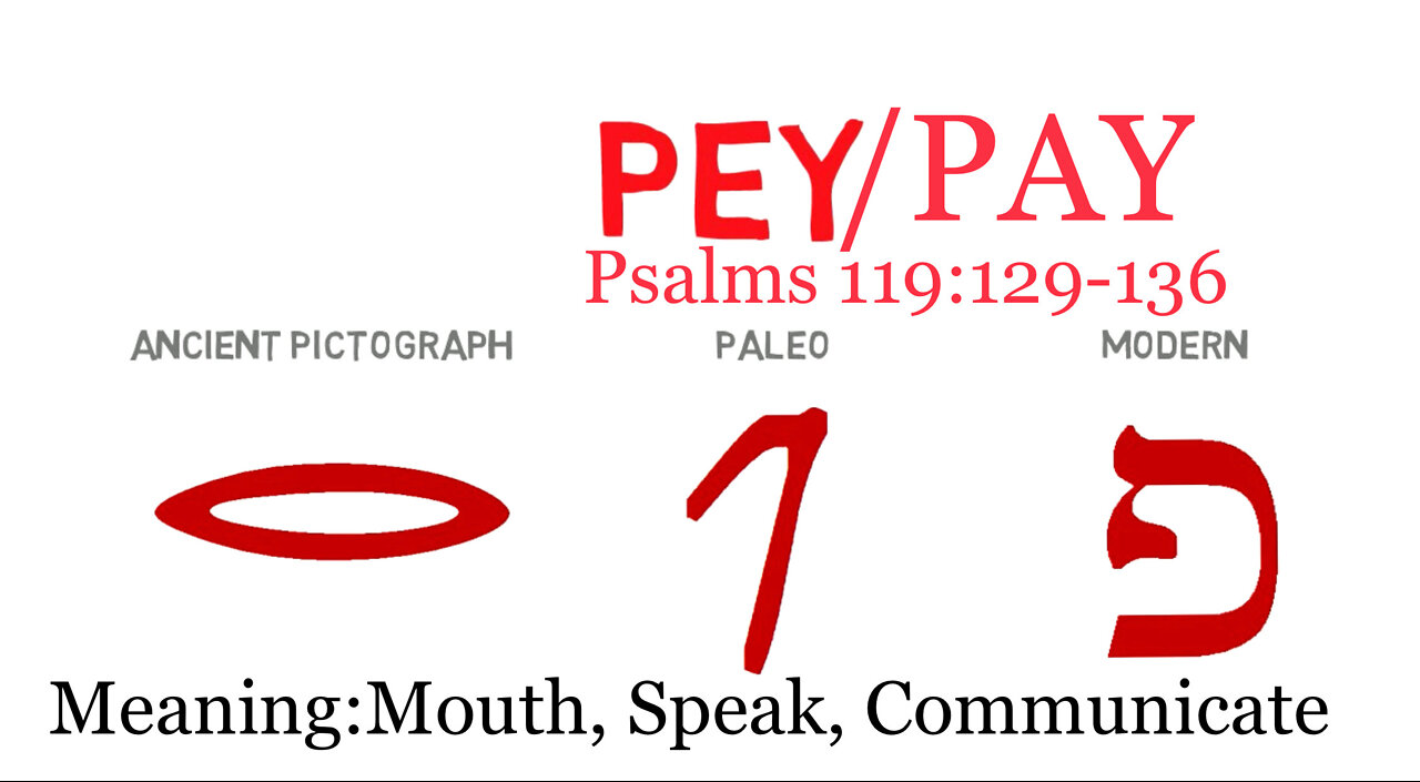 PEY/PAY PSALM 119:129-137