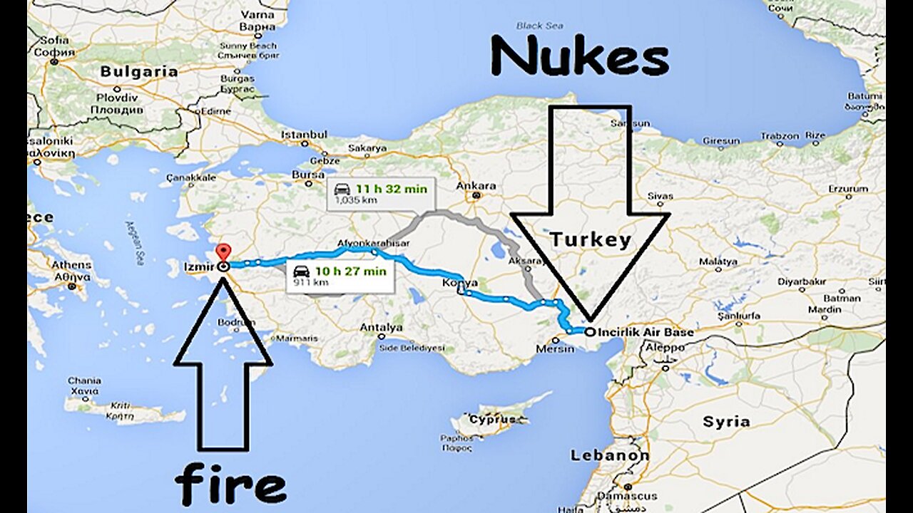 Incirlik Air Base Turkey - 50 Tactical Nukes - Friday They March!