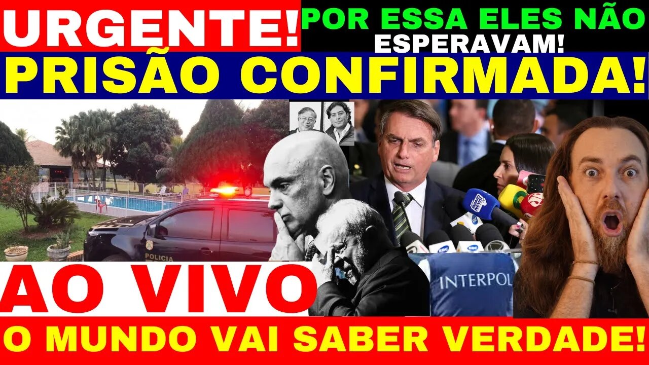 ACABA DE SER PRESO FILHO QUERIDO! O MUNDO VAI SABER A VERDADE ESQUERDA DESESPERADA BOLSONARO FALA!