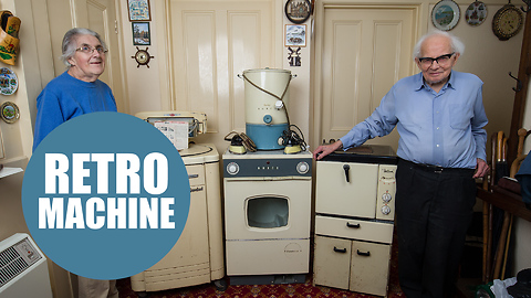 An elderly couple are finally getting rid of dozens of old household appliances