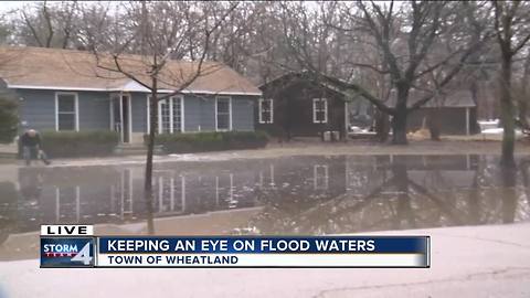 Keeping an eye on Town of Wheatland flood waters