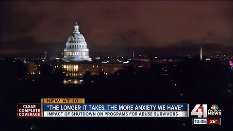 Impact of shutdown on programs for abuse survivors