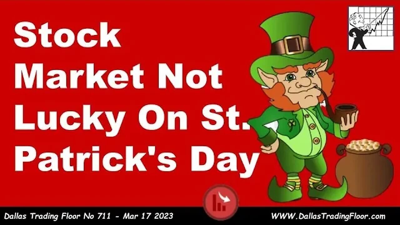 Stock Market Not Lucky On St. Patrick's Day