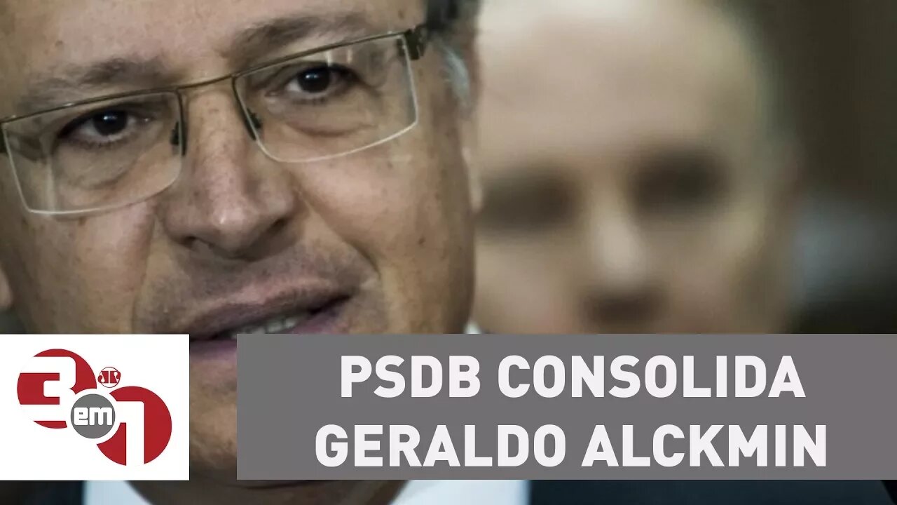 Convenção estadual do PSDB consolida Geraldo Alckmin