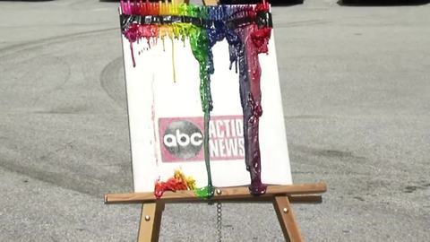 How to make your own melted crayon art in the Tampa Bay heat