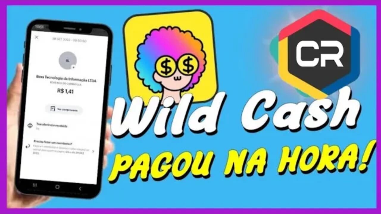 NOVO APLICATIVO DE MINERAÇÃO PARA GANHAR DINHEIRO - WILD CASH SAQUE MÍNIMO 1 REAL