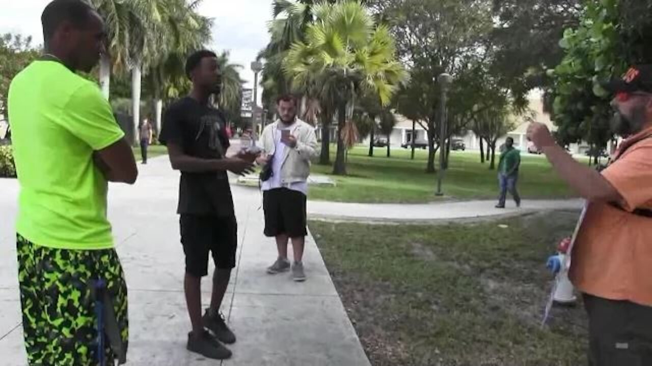 College Campus Open Air Preaching | Florida Atlantic University | Street Preacher Kerrigan Skelly