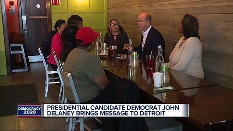 US Rep. from Maryland visits Detroit for presidential campaign sit down with small businesses