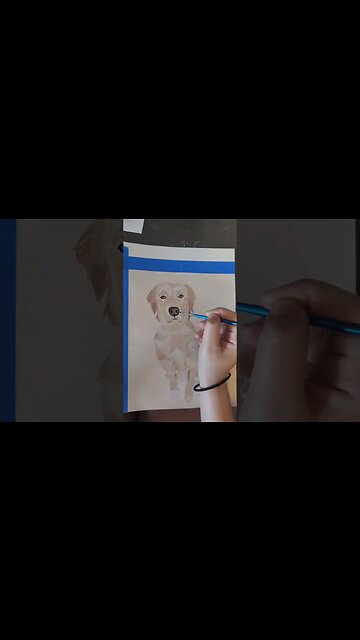 Tucker painted in a minute