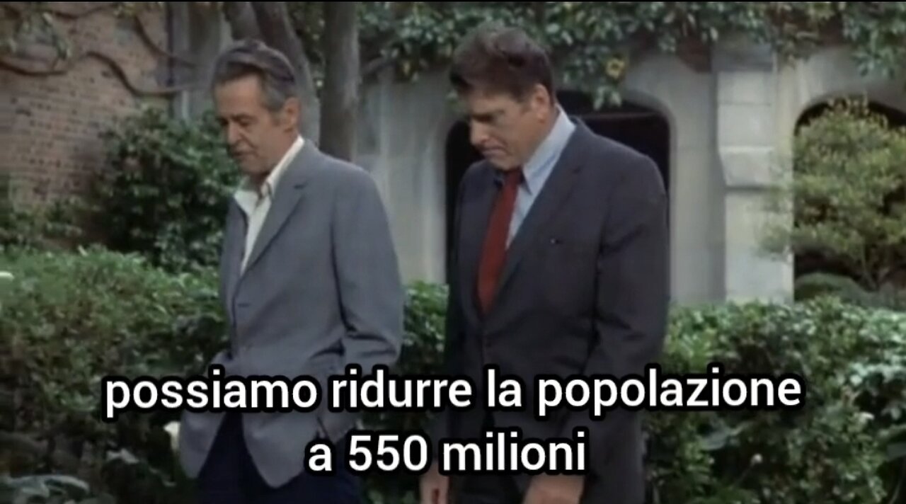 NWO, CINEMA: Film "Executive Action" 1973, Depopolazione con Povertà, Guerra e Vaccini di Bill Gates