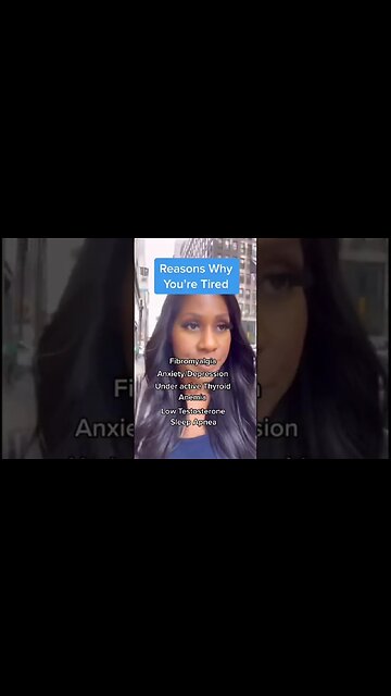 Medical Reasons Why You’re So Tired 🥱. #shorts