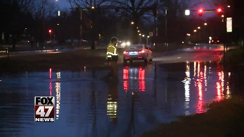 Storm leaves behind flooded areas