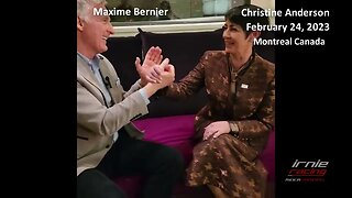 Christine Anderson with Maxime Bernier Montreal Feb 24 2023