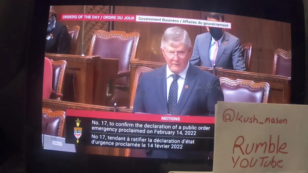 Sencanada.ca Donald Neil Plete powerful speech to senate on emergency act
