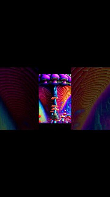 Psychedelic Mushroom🍄Pt 11Palace art#shorts