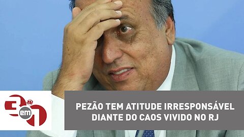 Pezão tem atitude irresponsável diante do caos vivido no RJ | Comentário de Vera Magalhães