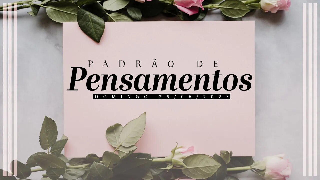 Padrão de pensamentos | Palavra de Vida