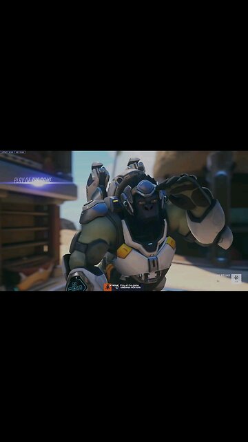 Crazy Monkey laughing #POTG with Winston in Overwatch