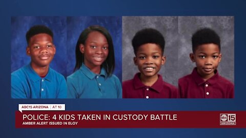 PD: 4 kids taken in custody battle