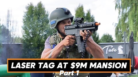 Laser Tag Battle At $9.36M Mansion | Part 1