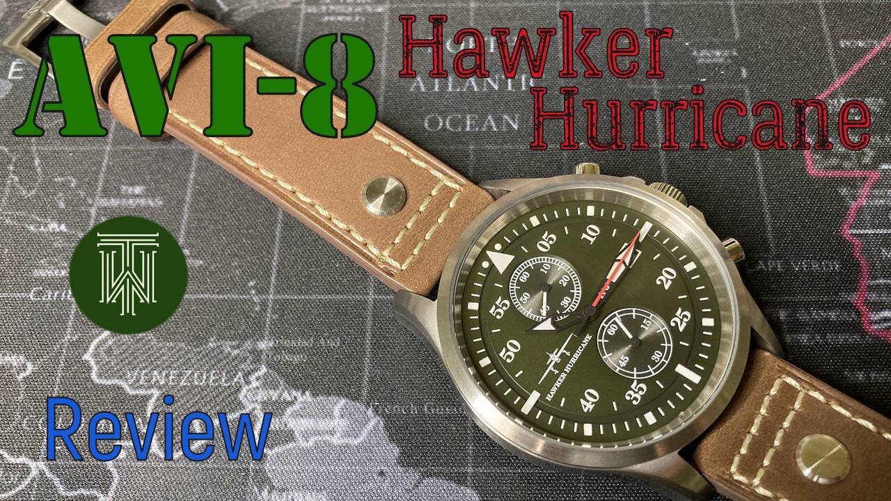 AVI-8 Hawker Hurricane 50m Chronograph Watch - Review & Unboxing (AV-4013-03 / SII VD51C)