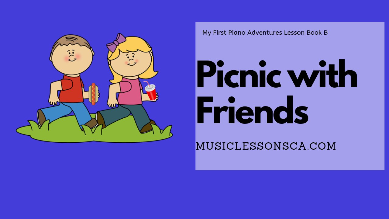 Piano Adventures Lesson Book B - Picnic with Friends