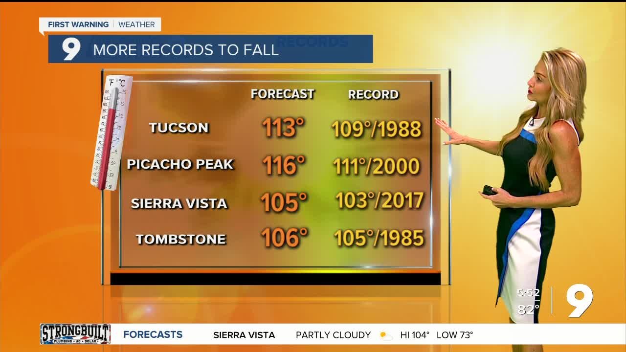 The dangerous heat wave continues