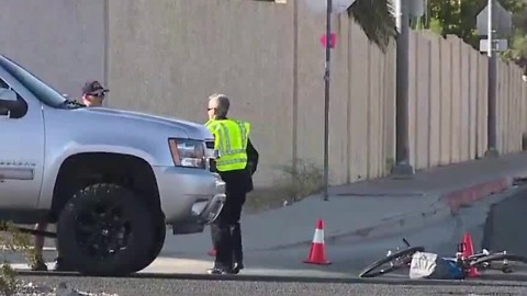 Boy on bike hit by pickup truck in Henderson