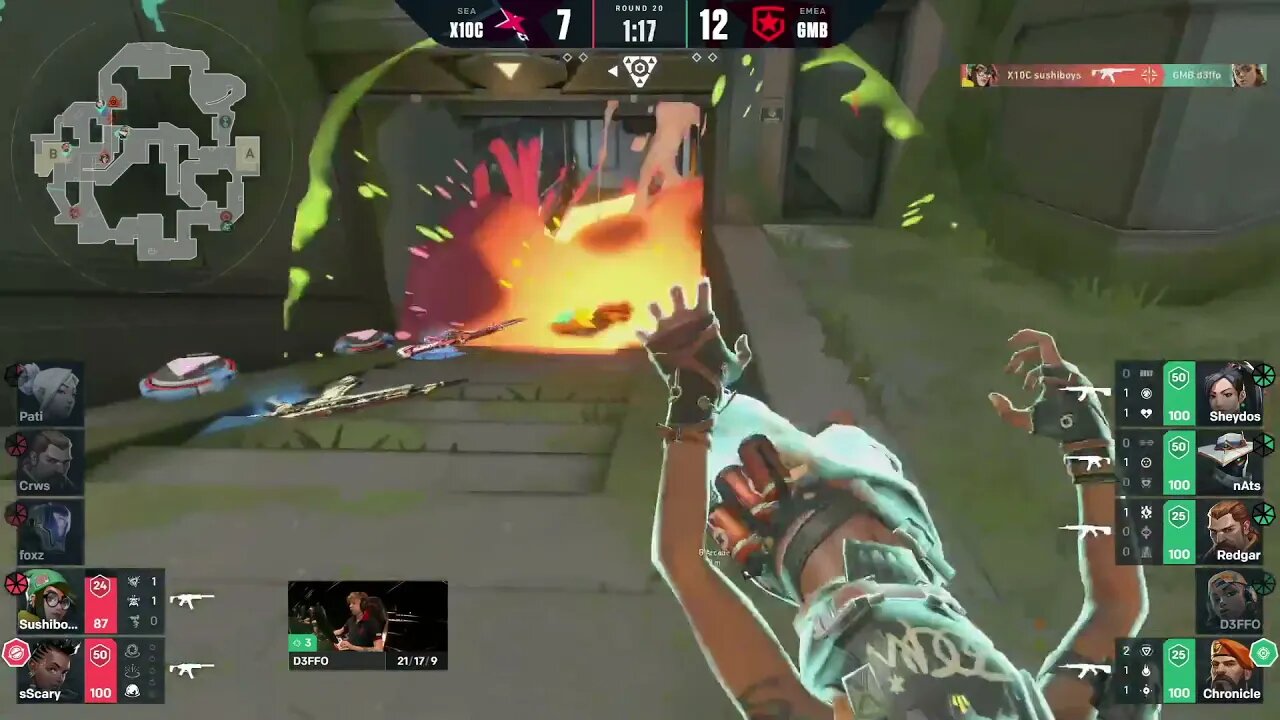 D3ffo fast 3k and the first map goes to Gambit