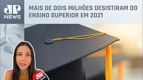 Aumenta o número de alunos que abandonam universidade para trabalhar; Amanda Klein analisa