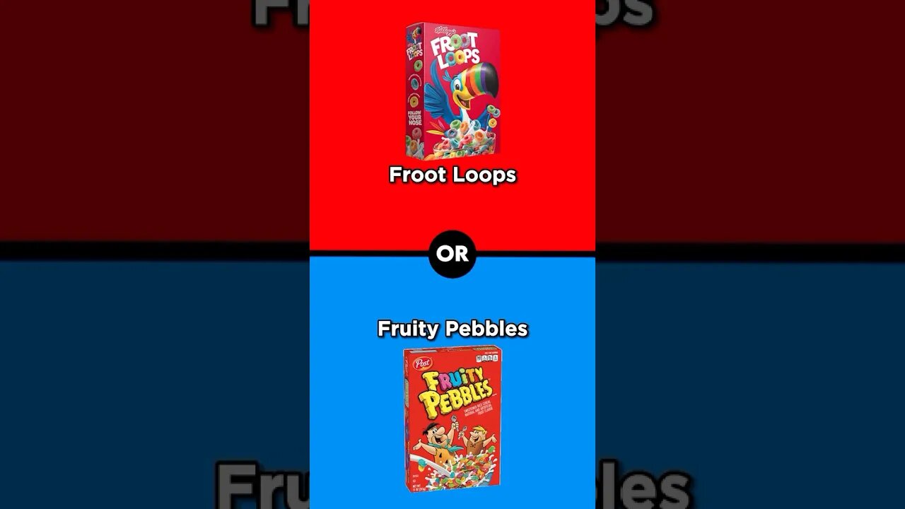 Fruit Loops Vs. Fruit Pebbles?