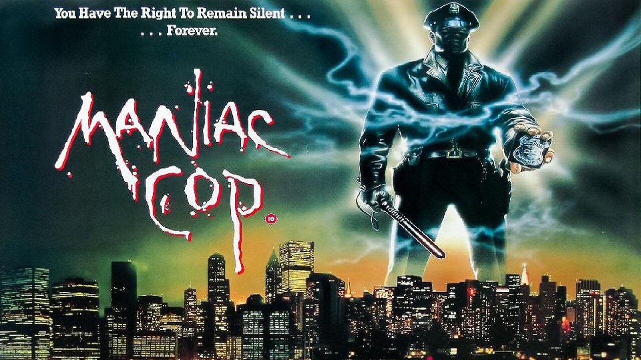 MANIAC COP 1988 Killer Dressed as Cop Stalks New York & Maybe is a Cop FULL MOVIE HD & W/S