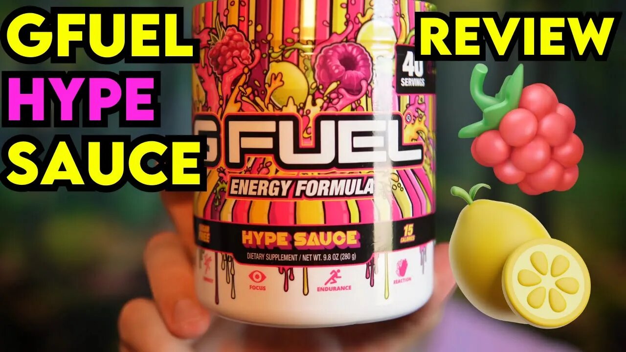 GFUEL Energy Formula HYPE SAUCE Review