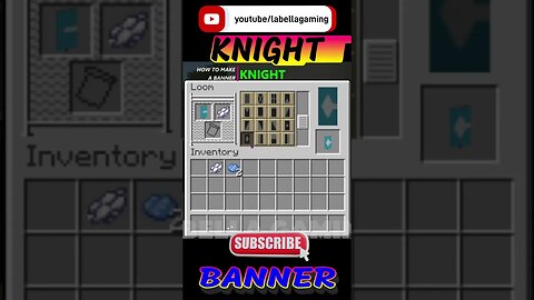 Knight Chess Piece Banner | Minecraft