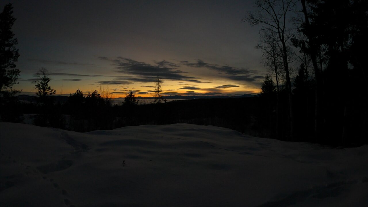 Timelapse sunset at Sidley Mtn. near Bridesville BC