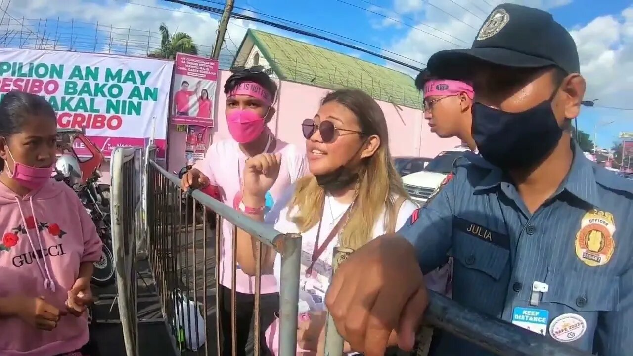 Massive Rally Did We Get in With Out a Pass? Naga City Philippines