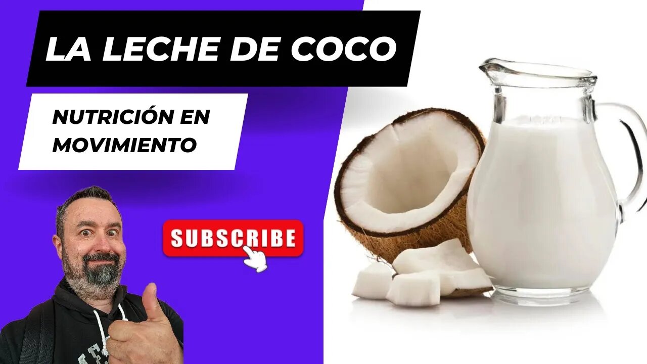 La leche de coco